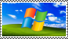 windows xp with bliss background